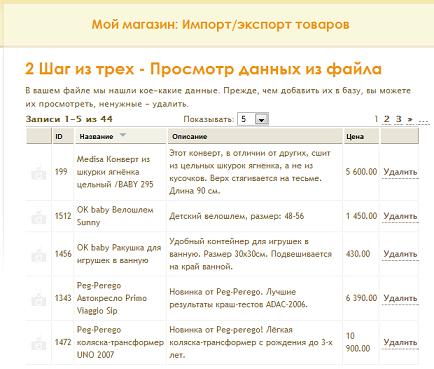 Просмотр данных Просмотр данных